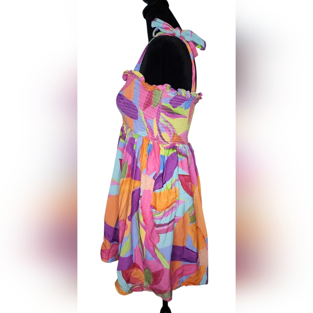 Briton Court Tie-Strap Smocked Dress, Girls 8 - Picture 2 of 6